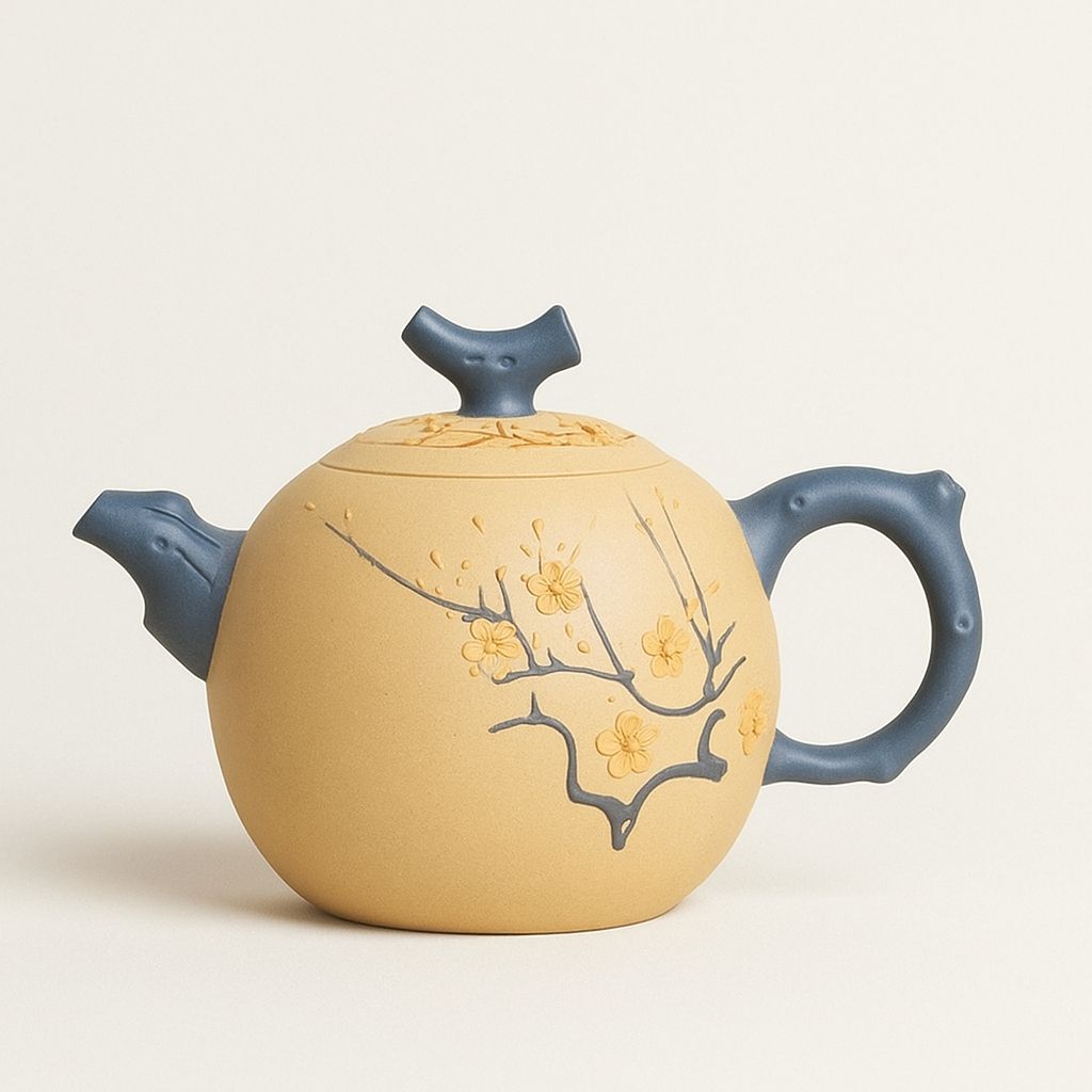 Yixing Handcrafted Purple Sand Clay Teapot