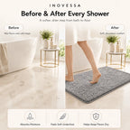 Kaelis Absorbent Chenille Bath Mat