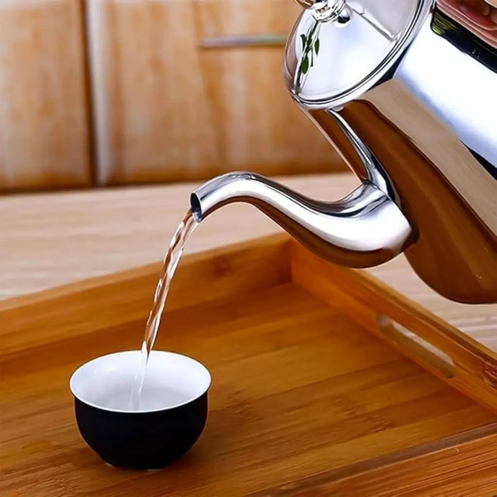 Evan Stainless Steel Coffee Pot – Modern Pour-Over Kettle