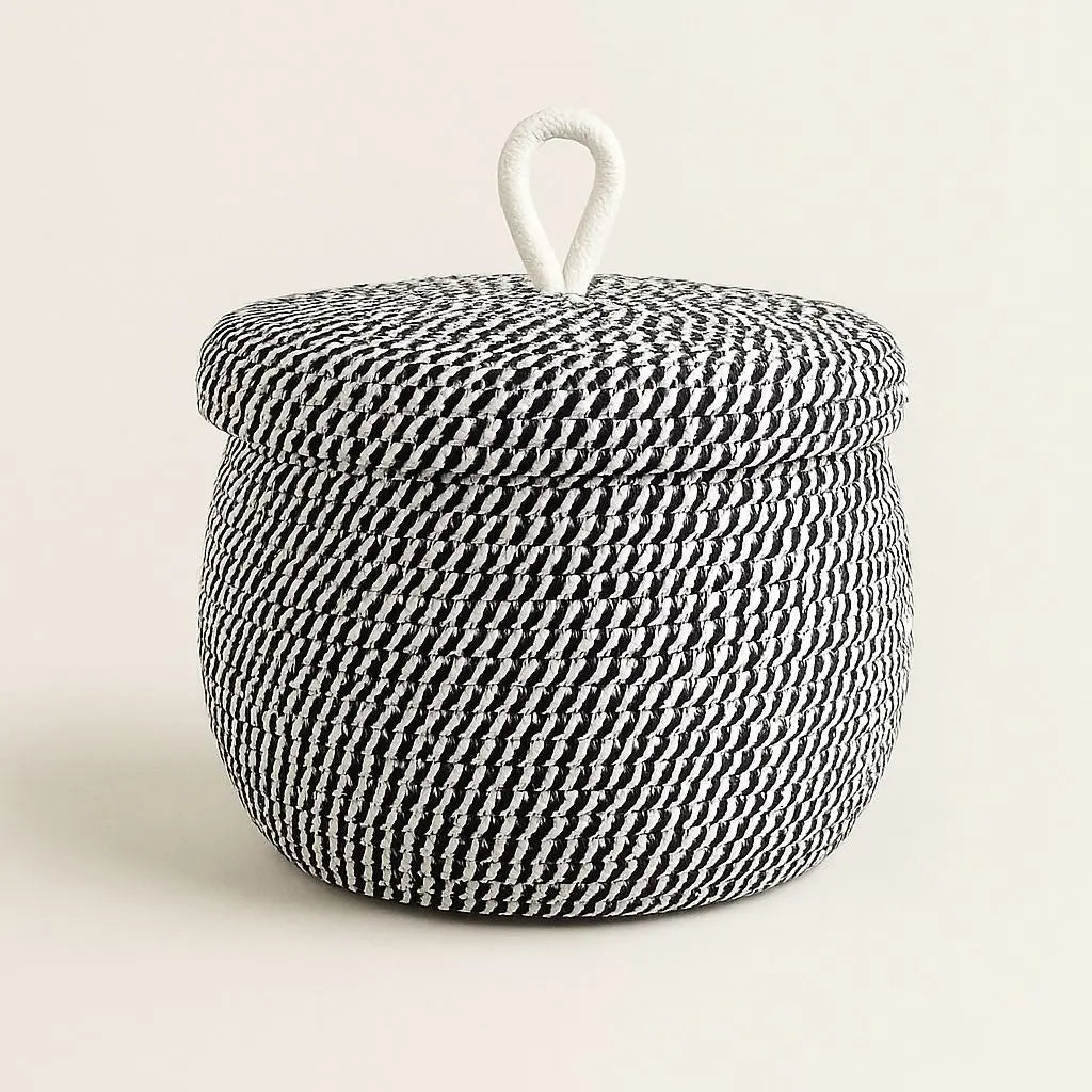 Lang Neutral Weave Storage Basket
