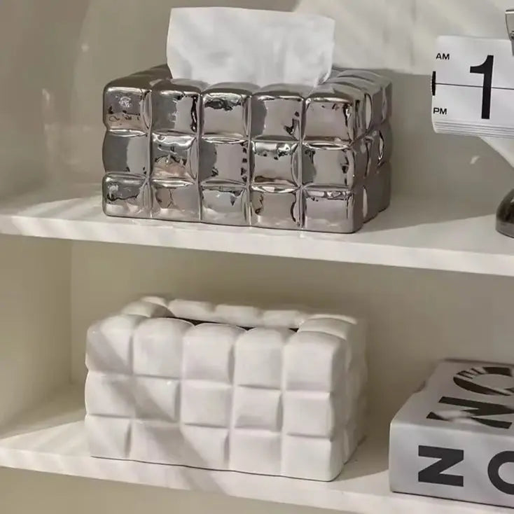 Luca Puffy Handkerchief Box