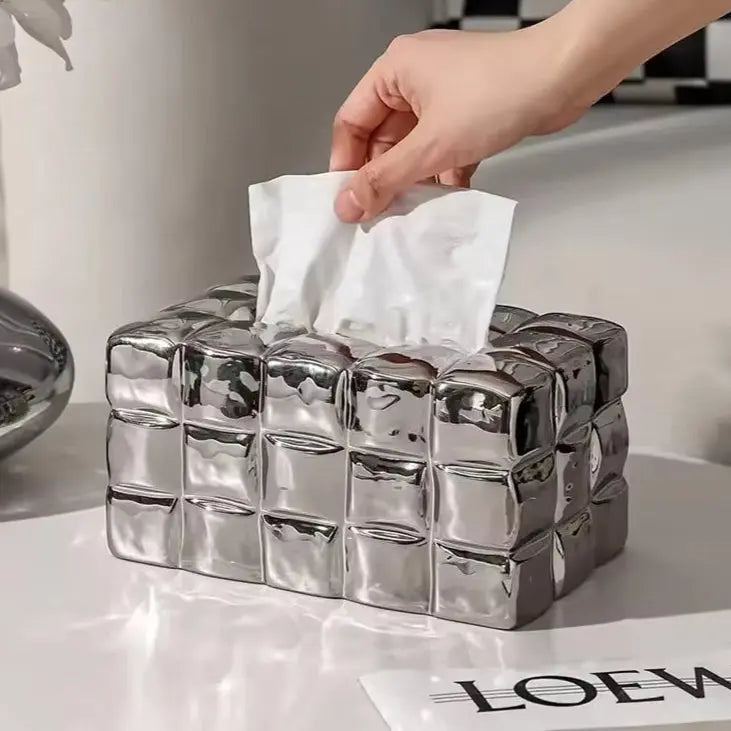 Luca Puffy Handkerchief Box