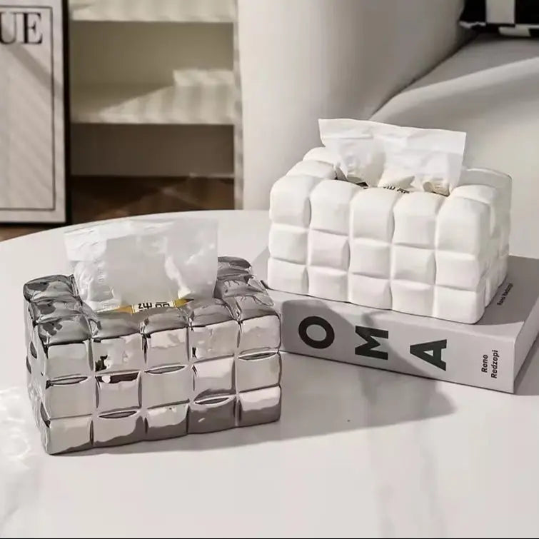 Luca Puffy Handkerchief Box