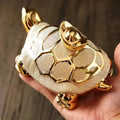 Luma Gold Tortoise Sculpture
