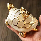 Luma Gold Tortoise Sculpture