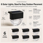 Lumira Solar Deck & Fence Lights (6-Pack)