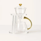 Borosio Glass Semi-Automatic Heat-Resistant Infuser Teapot