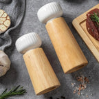 Evelyn Ceramic & Wood Pepper Grinder – Manual Spice Mill