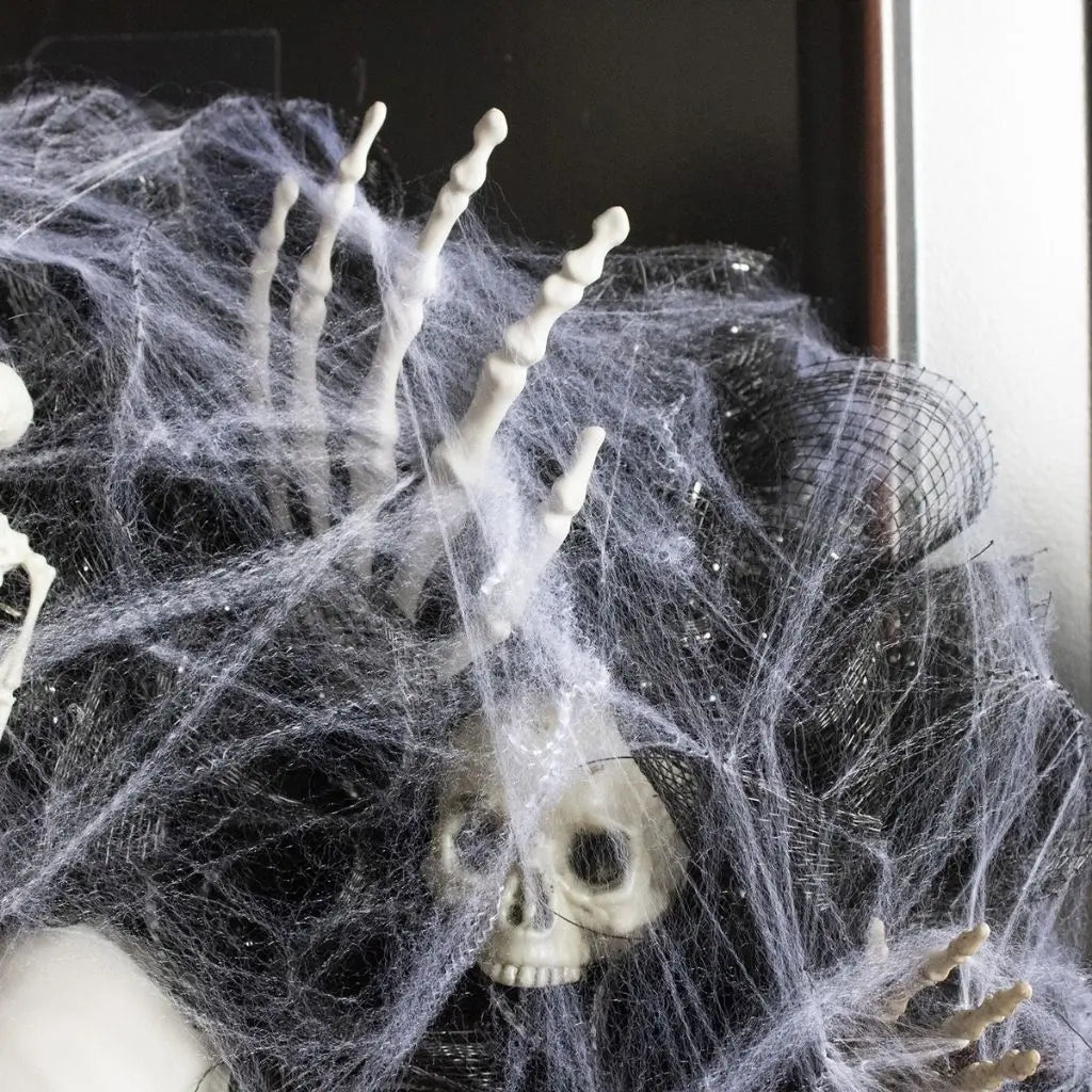 Damien Skull Halloween Mesh Garland