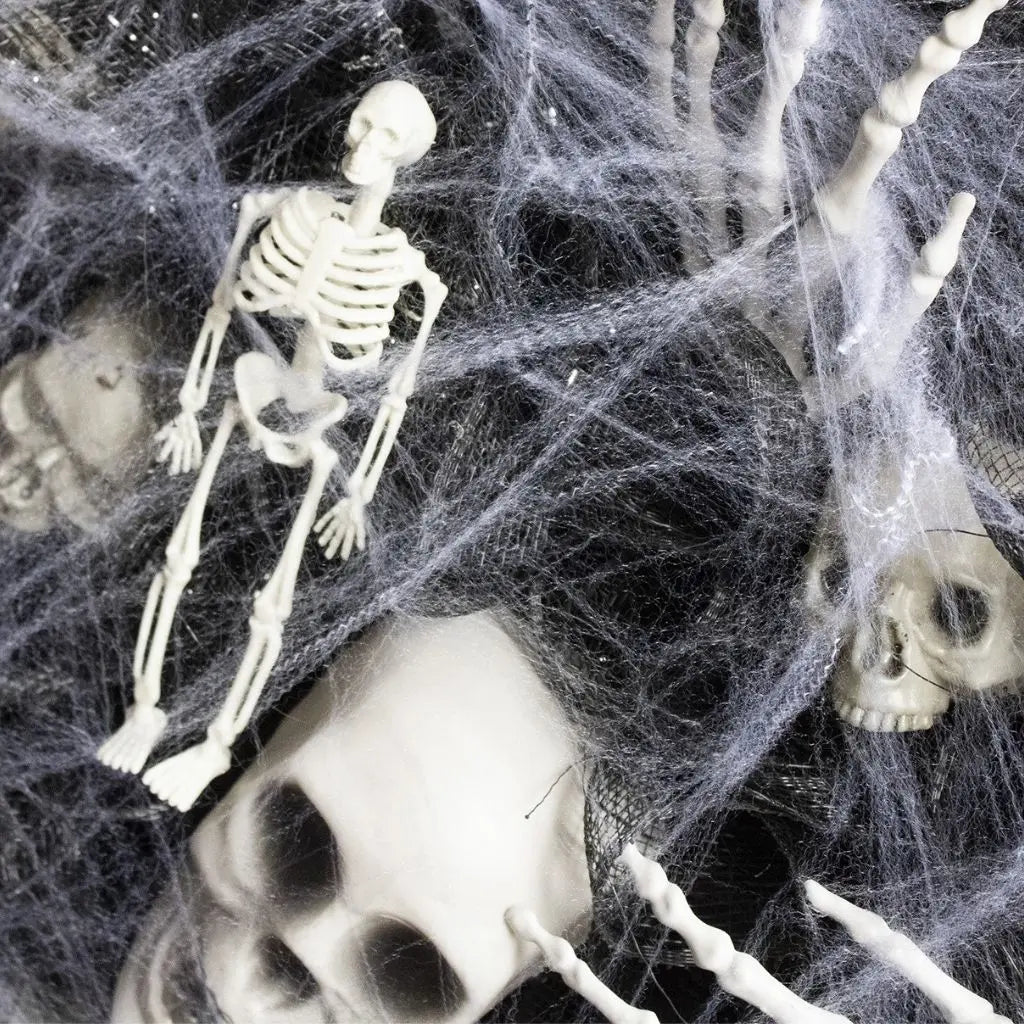 Damien Skull Halloween Mesh Garland