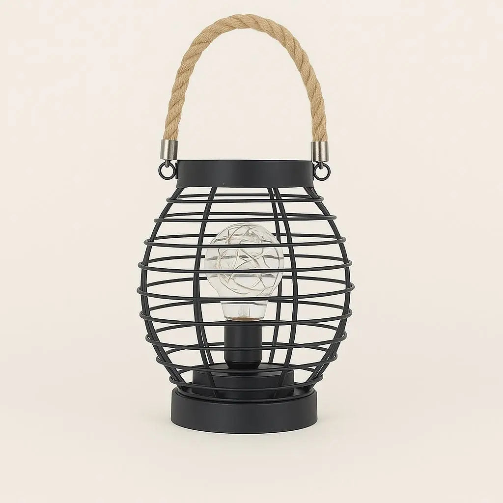 Metal Cage LED Table Lamp