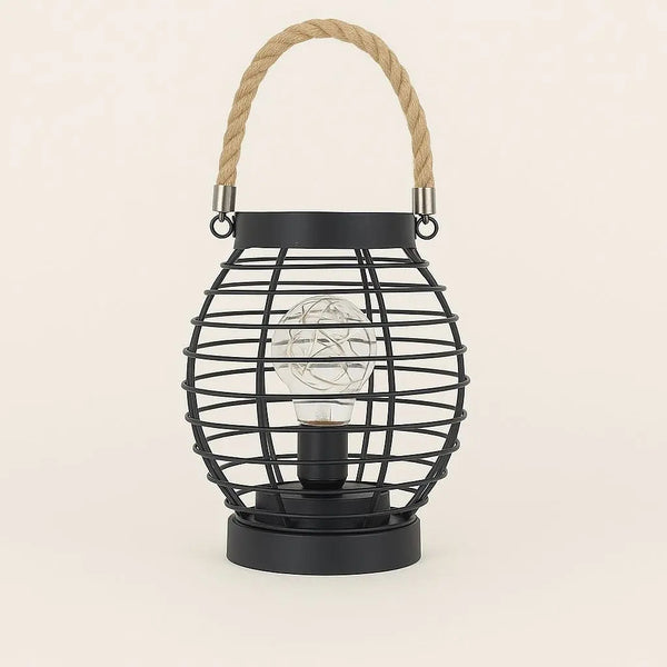 Metal Cage LED Table Lamp