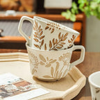 Minimalist Nordic Hand-Painted Ceramic Mug