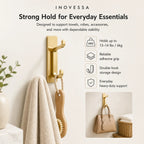 Novera Stainless Steel Adhesive Hooks