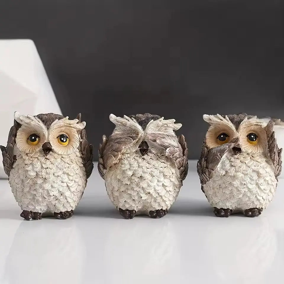 Noxi Expressive Owl Trio