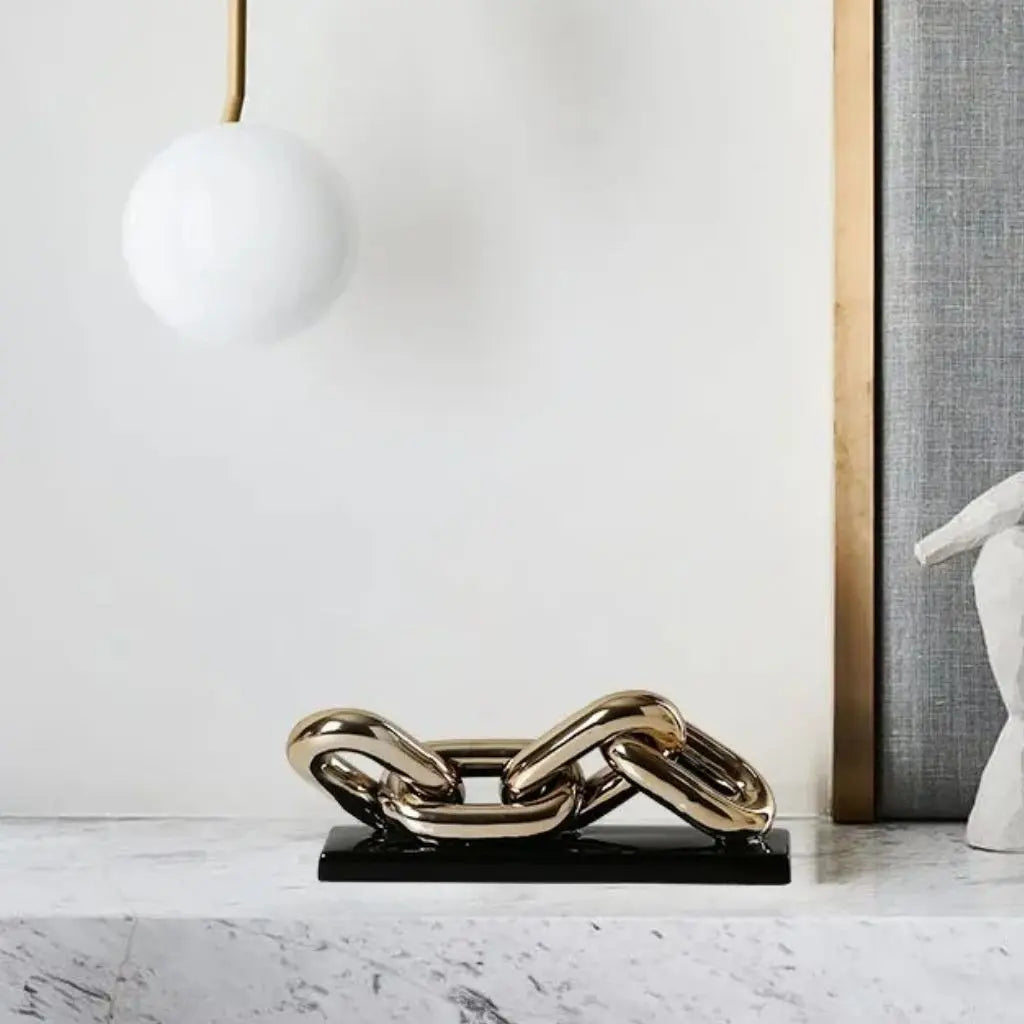 Orin Ceramic Chain Sculpture