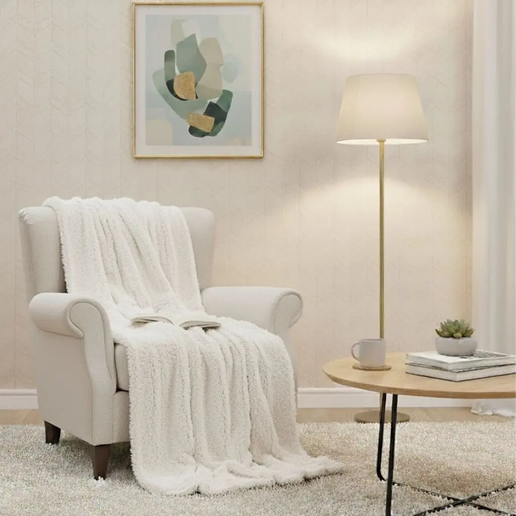 Maya Soft Beige Photography Blanket