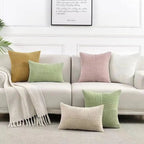 Rivon Corduroy Patch Pillowcase