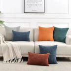 Rivon Corduroy Patch Pillowcase