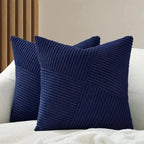 Rivon Corduroy Patch Pillowcase