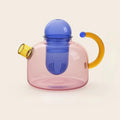 Borosio Prism Contrast Colorful Glass Teapot