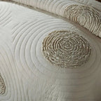 Camille Embroidered Quilted Bedspread Set