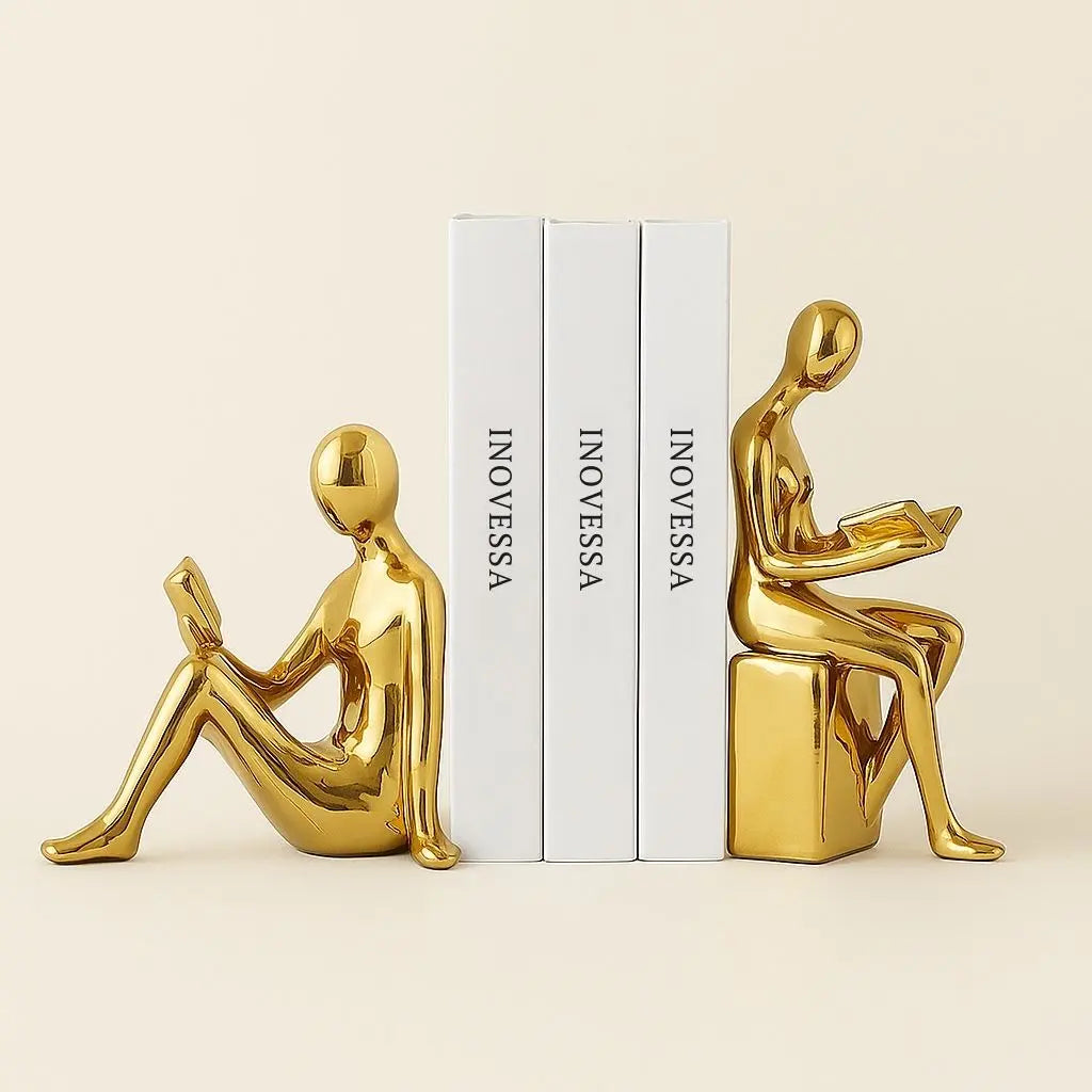 Read & Rest Bookend Sculpture Set