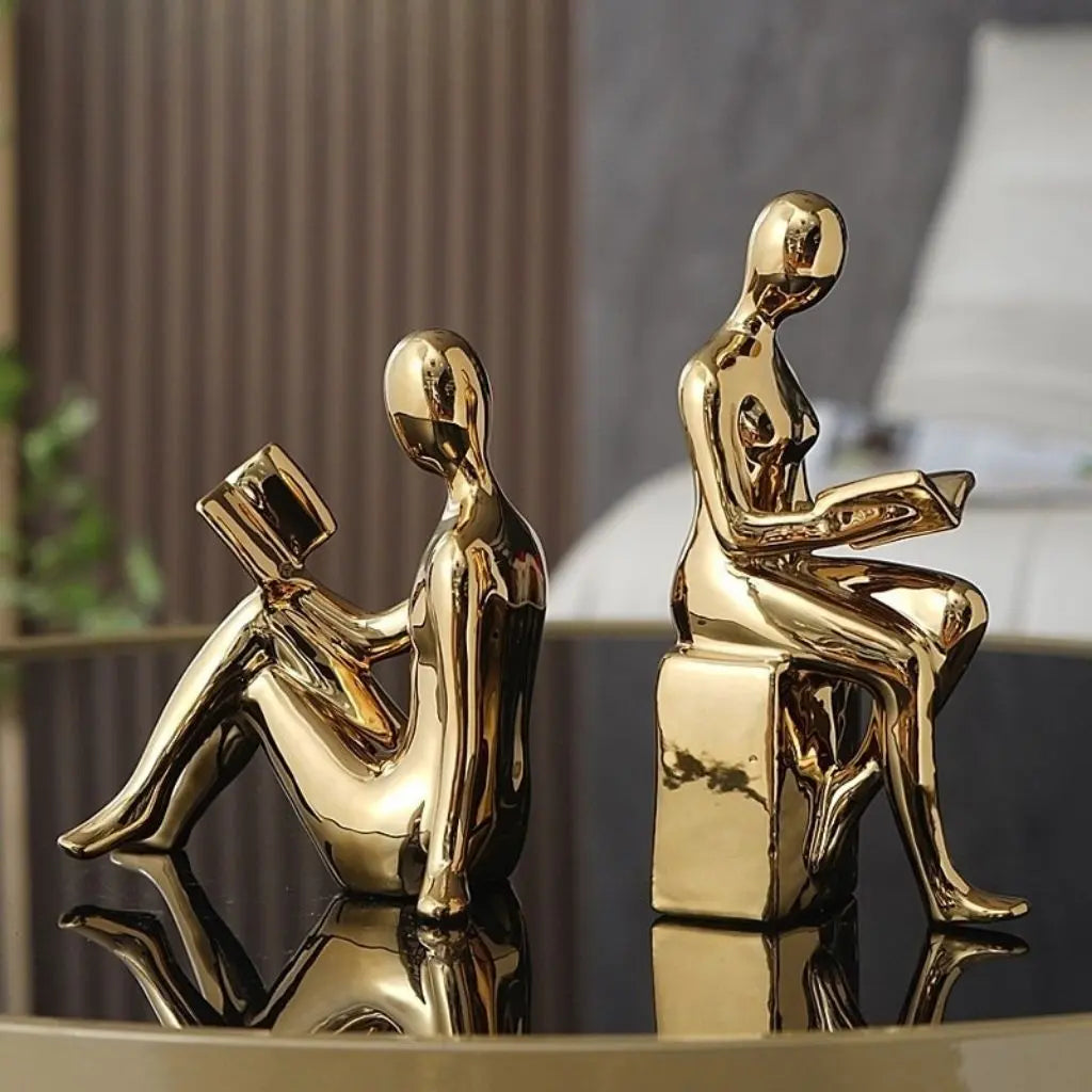 Read & Rest Bookend Sculpture Set