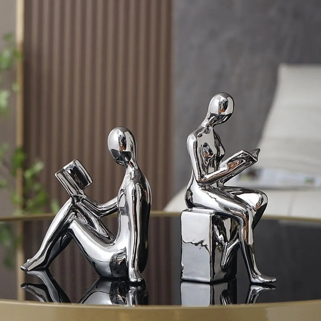 Read & Rest Bookend Sculpture Set