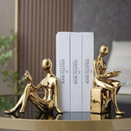 Read & Rest Bookend Sculpture Set