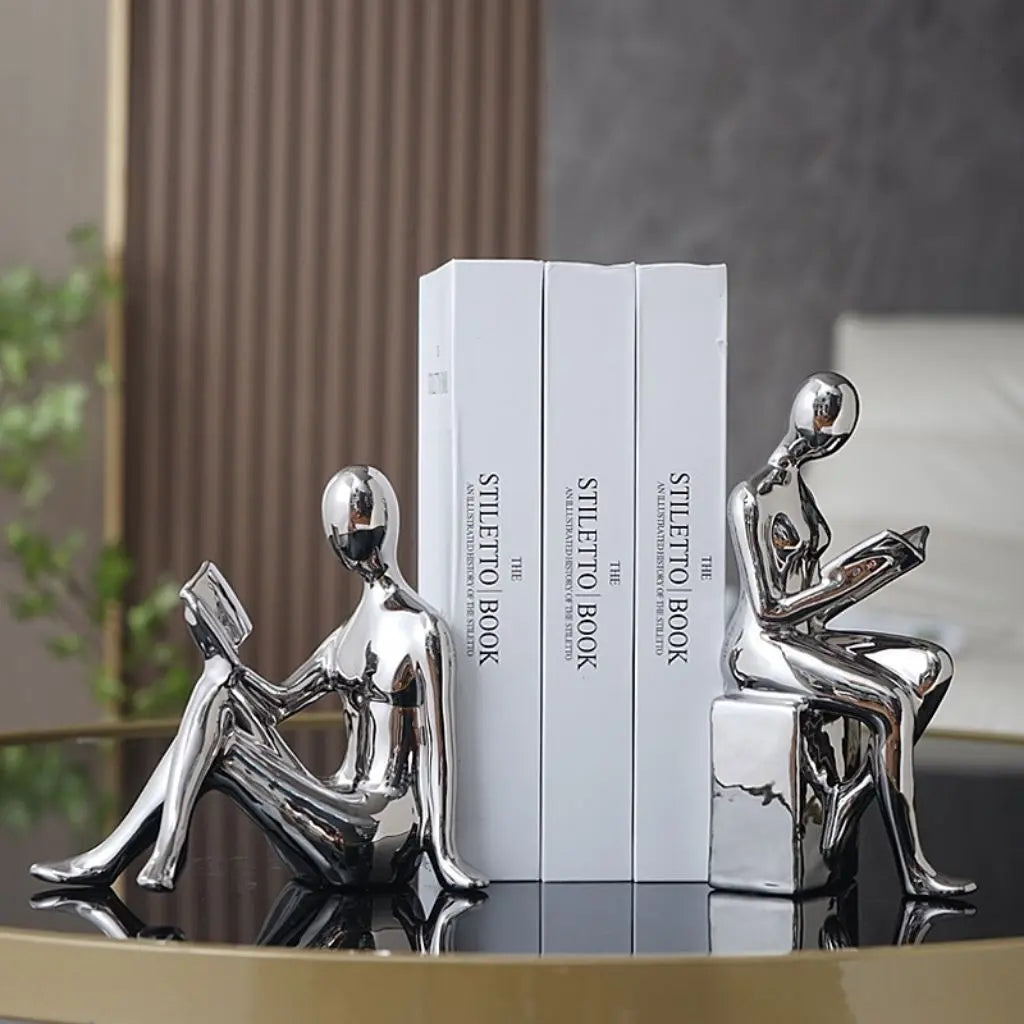 Read & Rest Bookend Sculpture Set