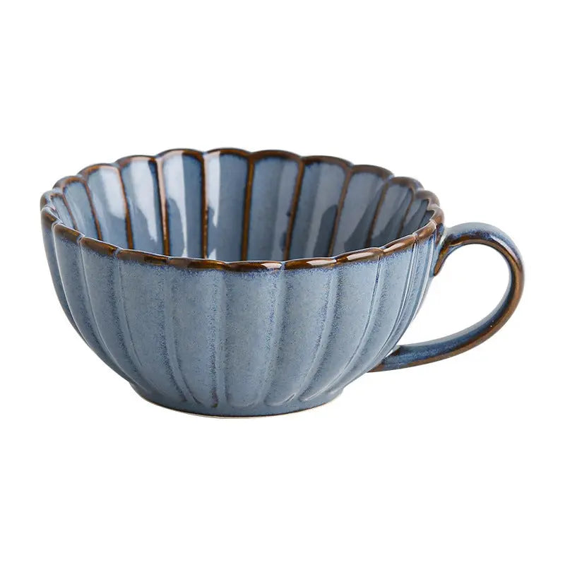 Retro Ceramic Saucer Set