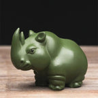 Sophia Rhino Clay Tea Pet Decoration