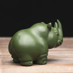 Sophia Rhino Clay Tea Pet Decoration