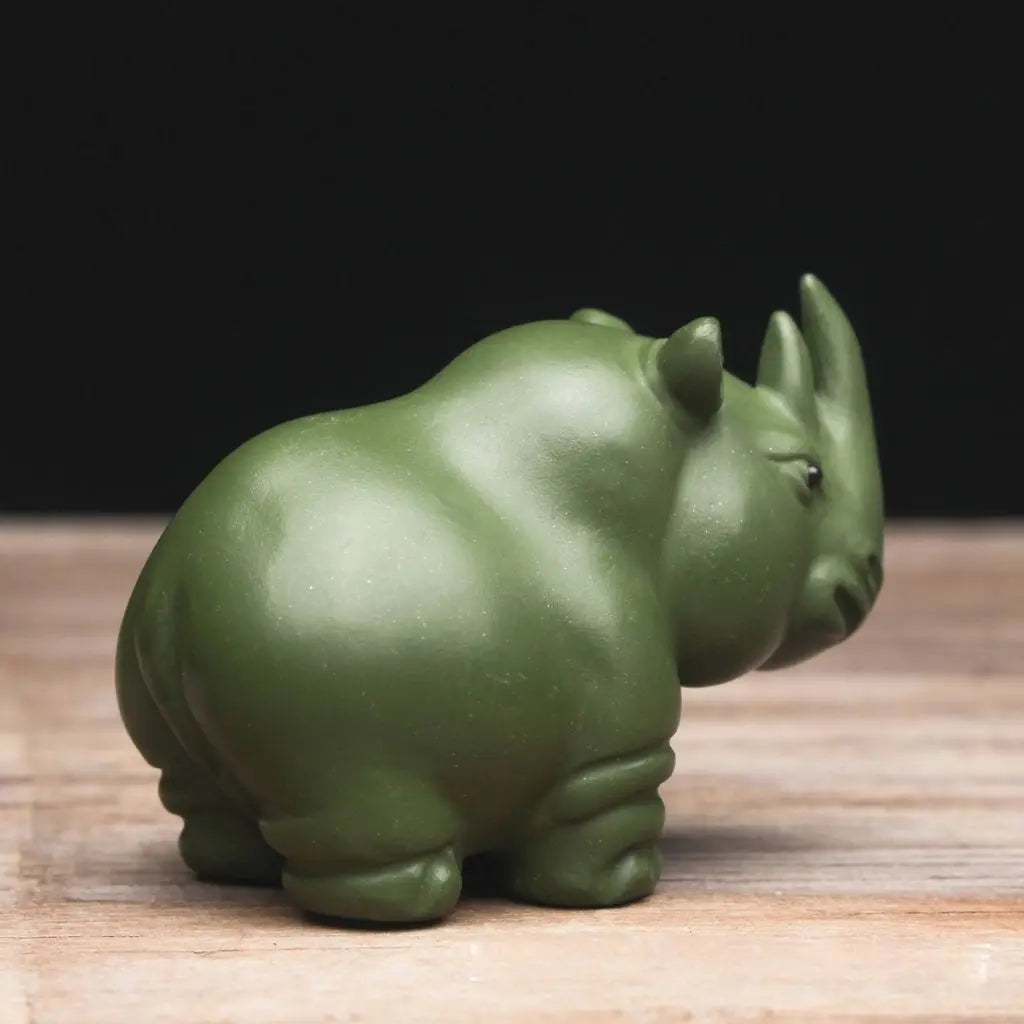Sophia Rhino Clay Tea Pet Decoration