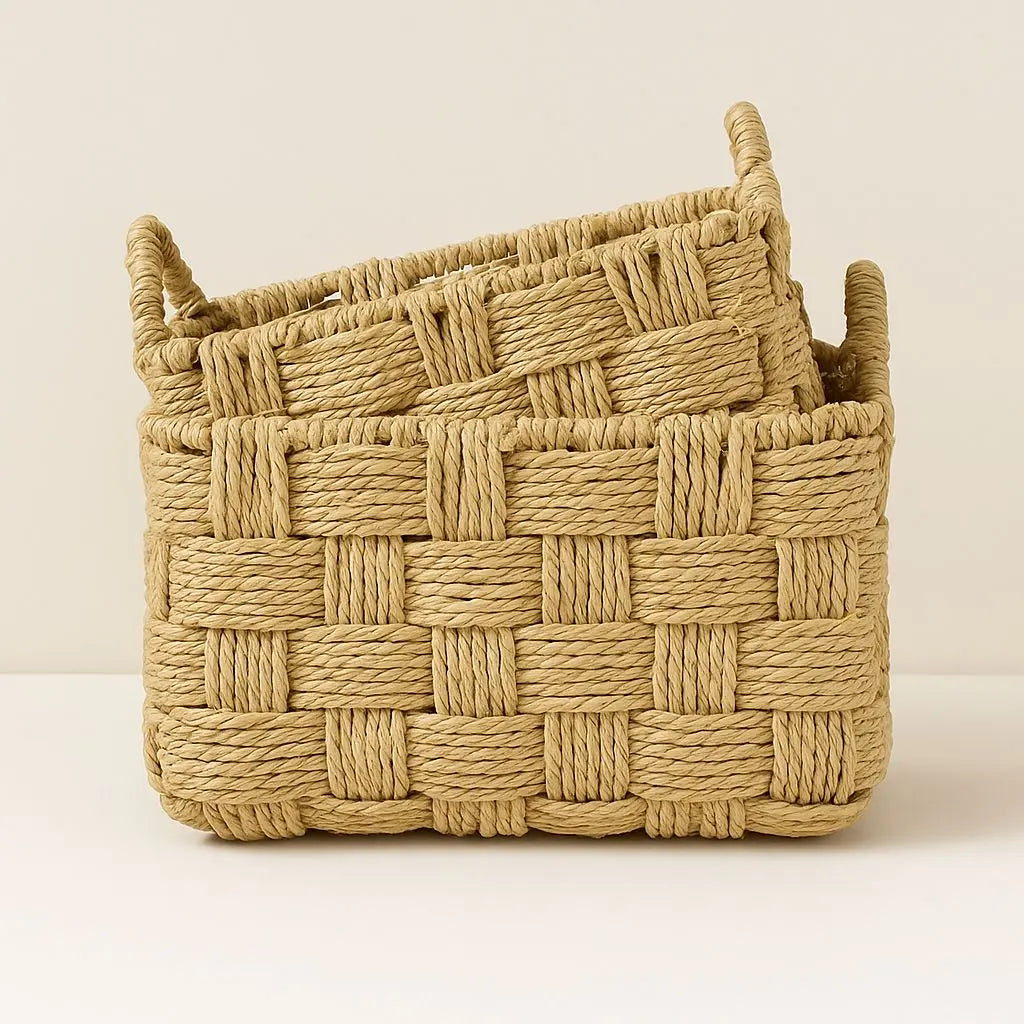 Rosa Handwoven Storage Rope Baskets