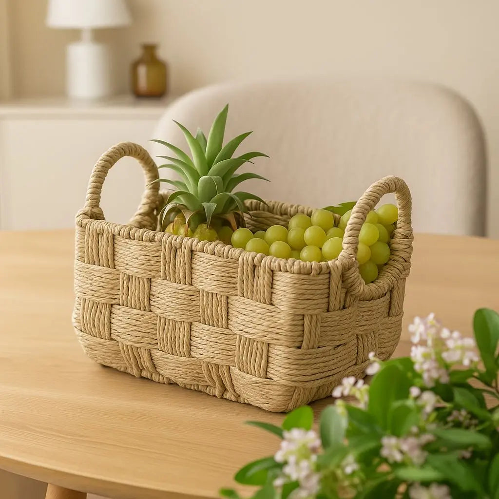 Rosa Handwoven Storage Rope Baskets