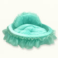 Bella Cozy Ruffled Pet Bed