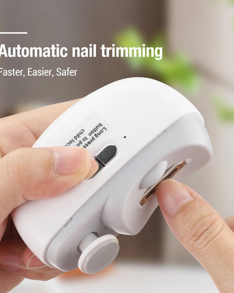 Electric Nail Clipper & Nail Polisher | Automatic Rechargeable Nail Trimmer