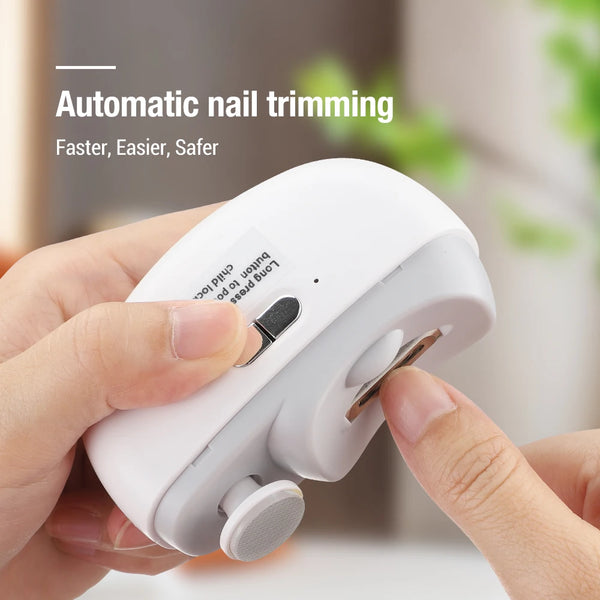 Electric Nail Clipper & Nail Polisher | Automatic Rechargeable Nail Trimmer