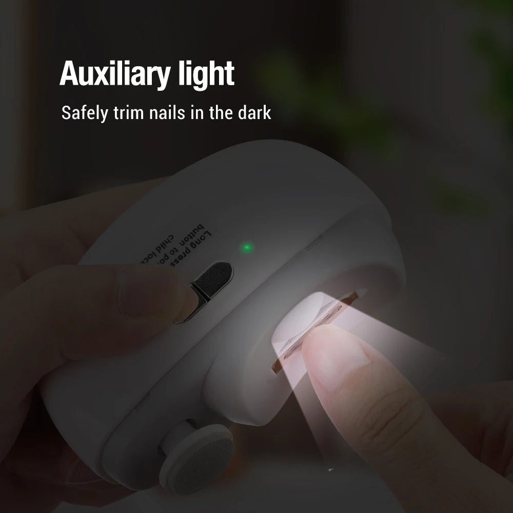 Electric Nail Clipper & Nail Polisher | Automatic Rechargeable Nail Trimmer