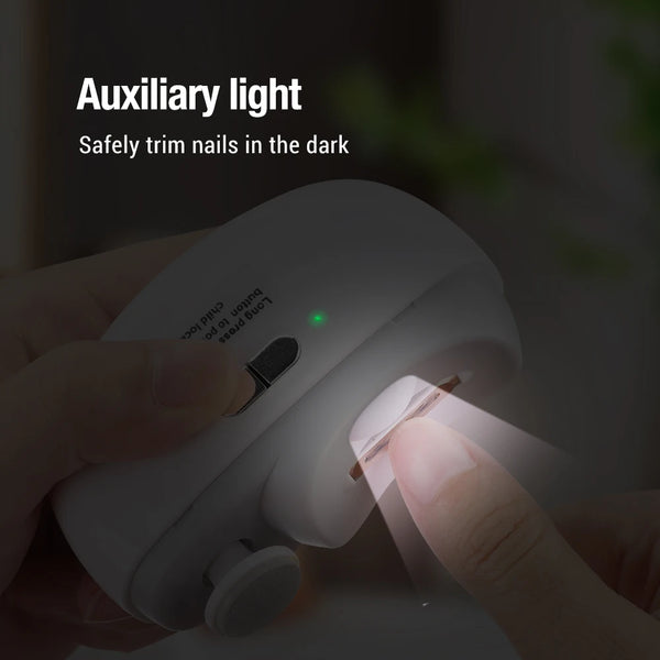 Electric Nail Clipper & Nail Polisher | Automatic Rechargeable Nail Trimmer