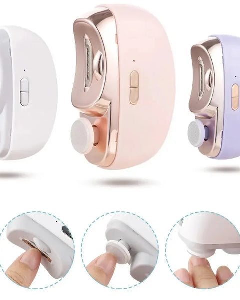 Electric Nail Clipper & Nail Polisher | Automatic Rechargeable Nail Trimmer