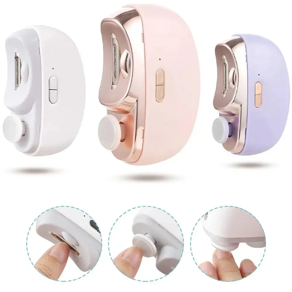 Electric Nail Clipper & Nail Polisher | Automatic Rechargeable Nail Trimmer