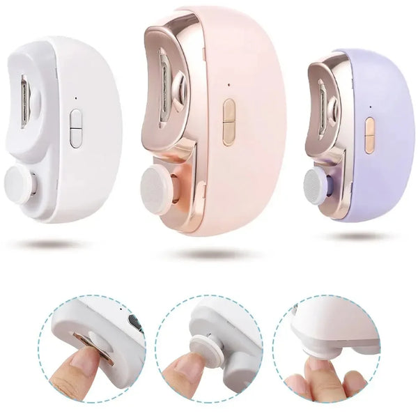Electric Nail Clipper & Nail Polisher | Automatic Rechargeable Nail Trimmer