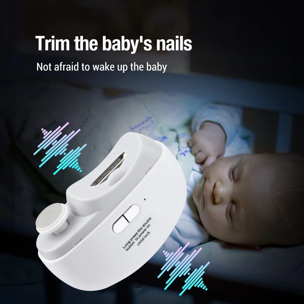 Electric Nail Clipper & Nail Polisher | Automatic Rechargeable Nail Trimmer
