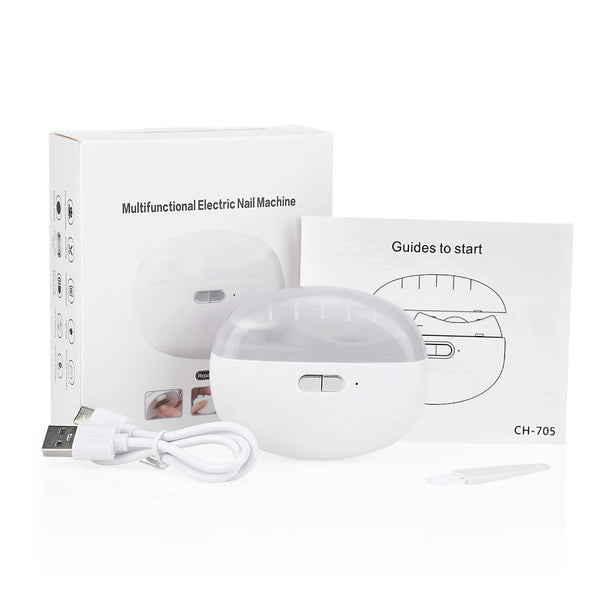 Electric Nail Clipper & Nail Polisher | Automatic Rechargeable Nail Trimmer