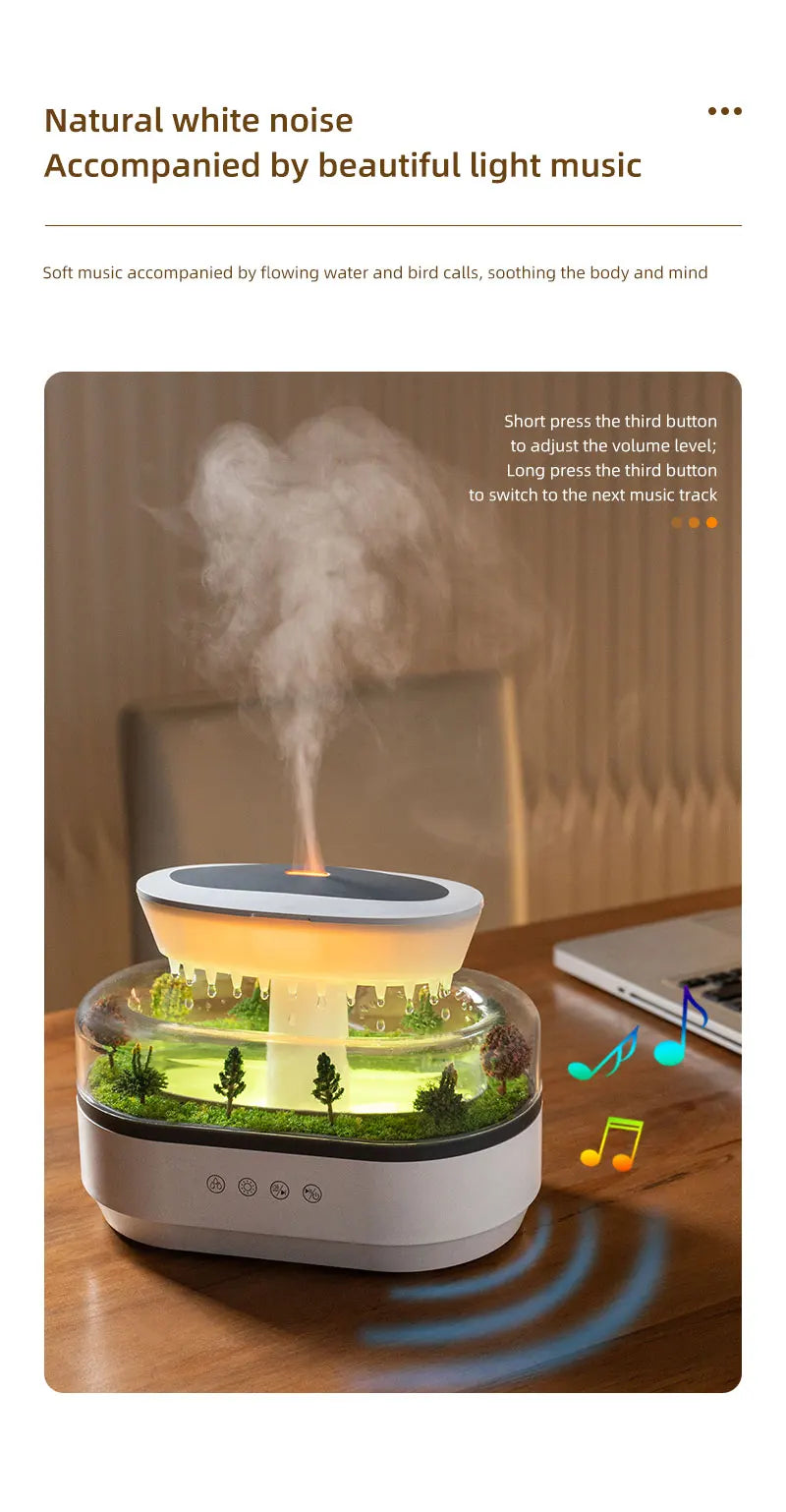 Virlano Raindrop Aroma Humidifier – Light, Mist & Diffuser