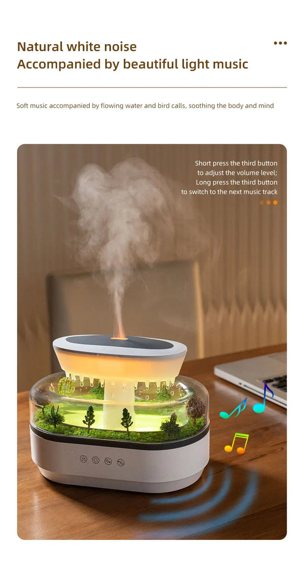 Virlano Raindrop Aroma Humidifier – Light, Mist & Diffuser
