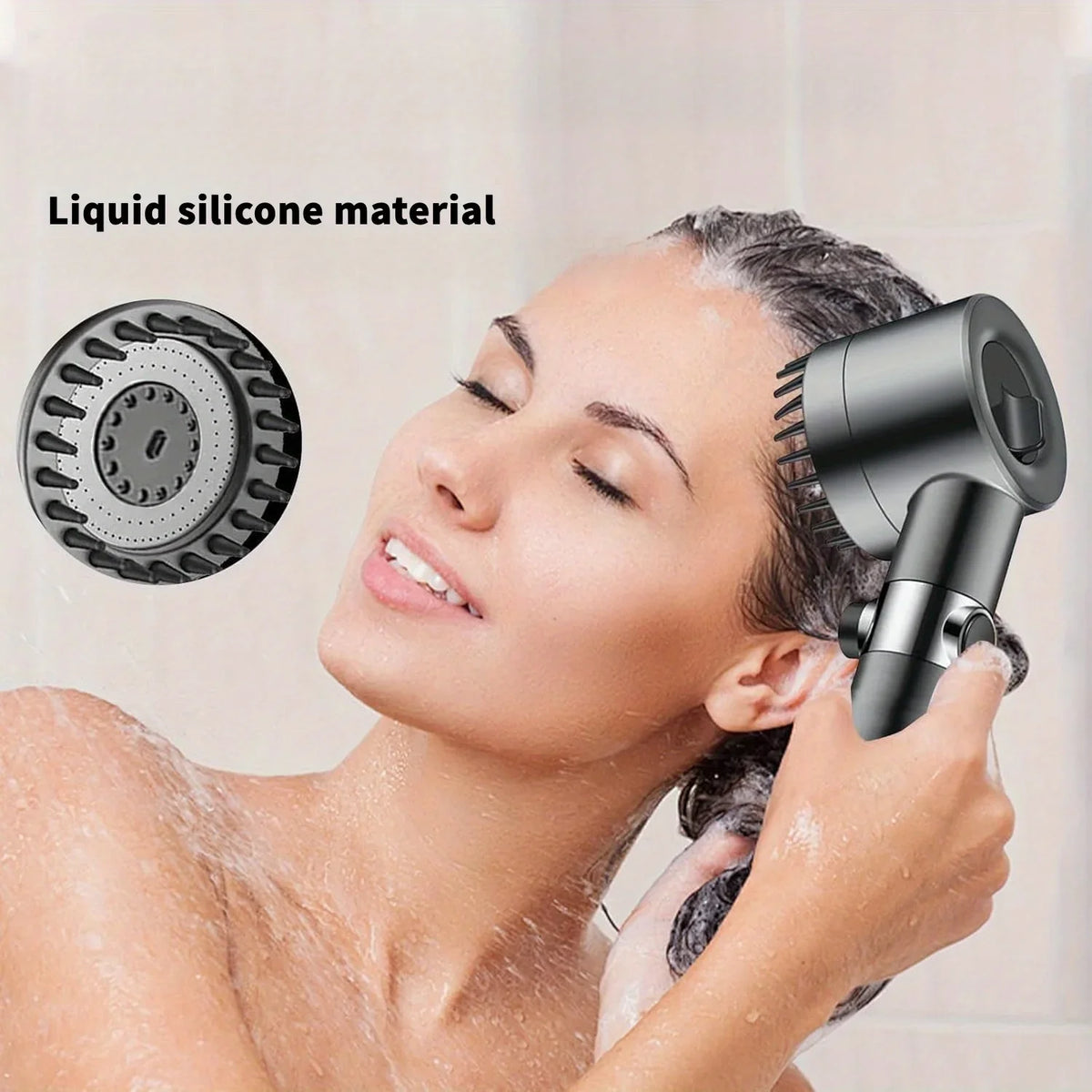 High Pressure Ionic Shower Head with Filter | Turbo Handheld Shower Head
